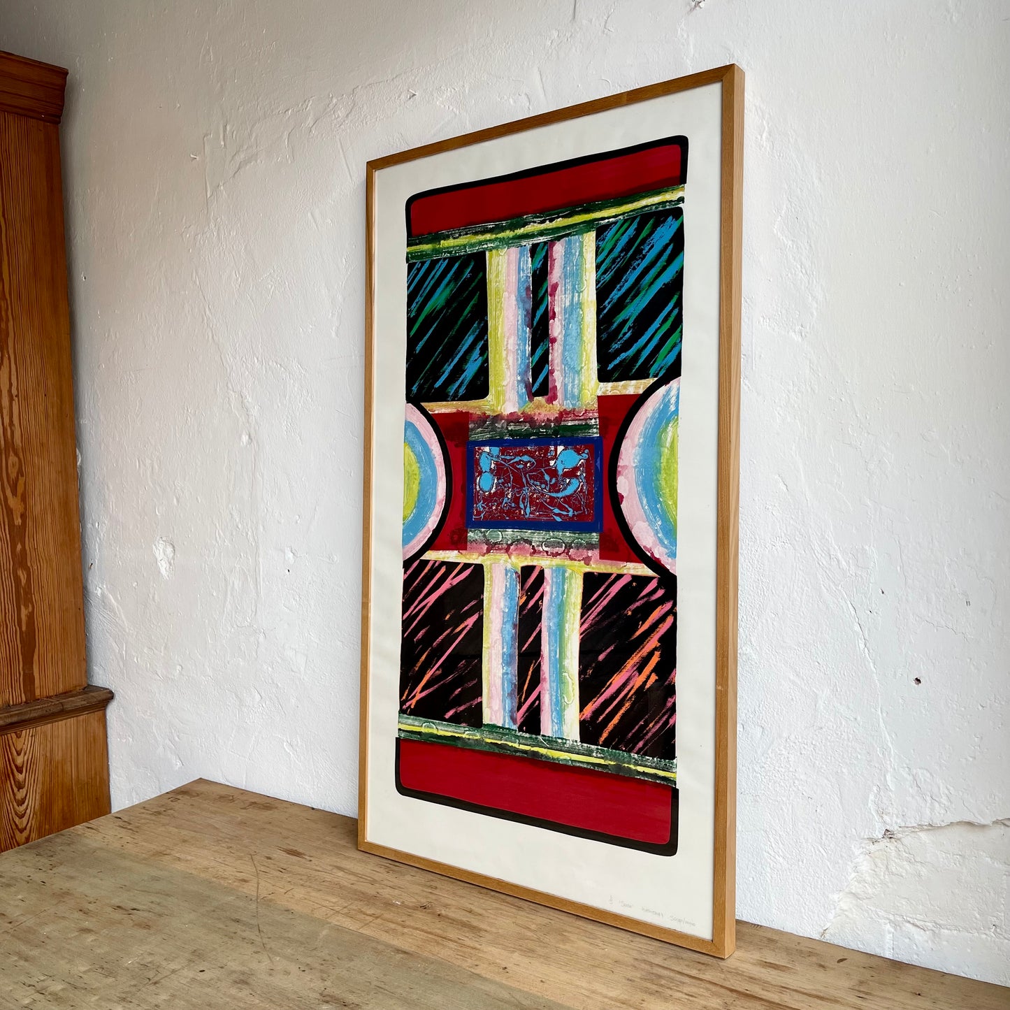 Vintage Abstract Screen Print - #1481