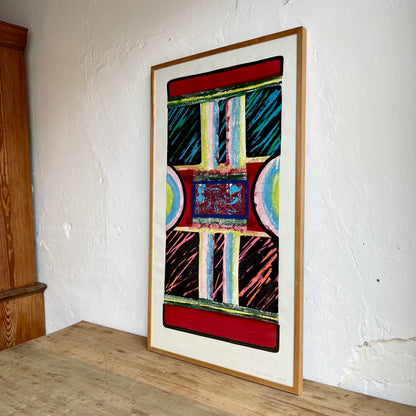 Vintage Abstract Screen Print - #1481