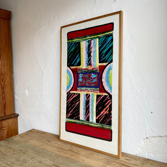 Vintage Abstract Screen Print - #1481