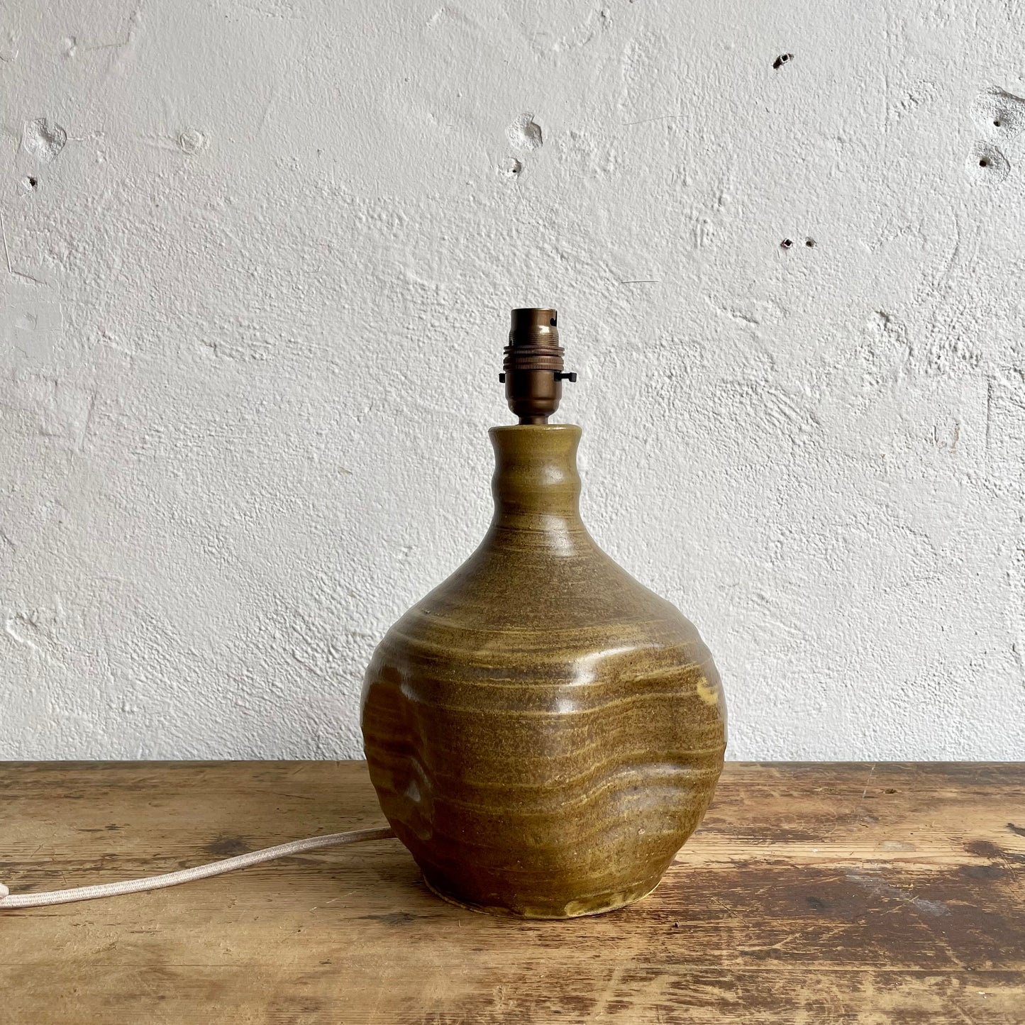 Studio Pottery Stoneware Lamp