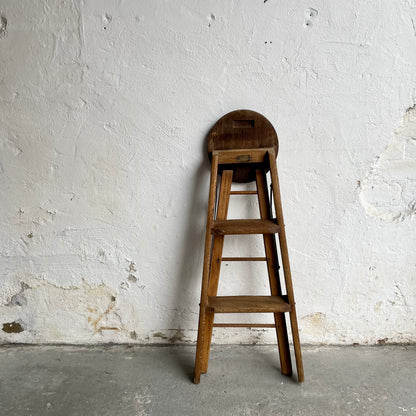 Antique Ladder Atlas Stool - 2097