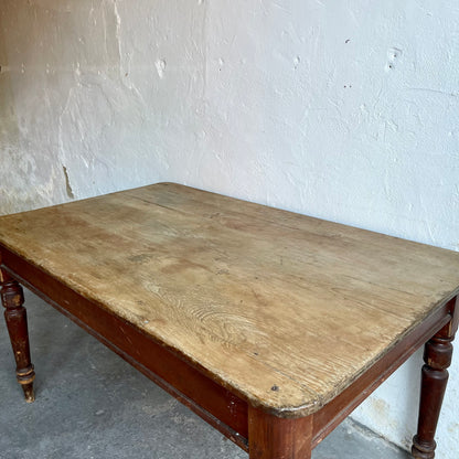 Antique Pine Table - #1877