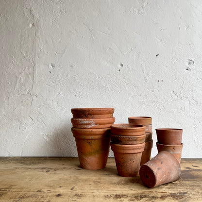 Old Terracotta Garden Pots