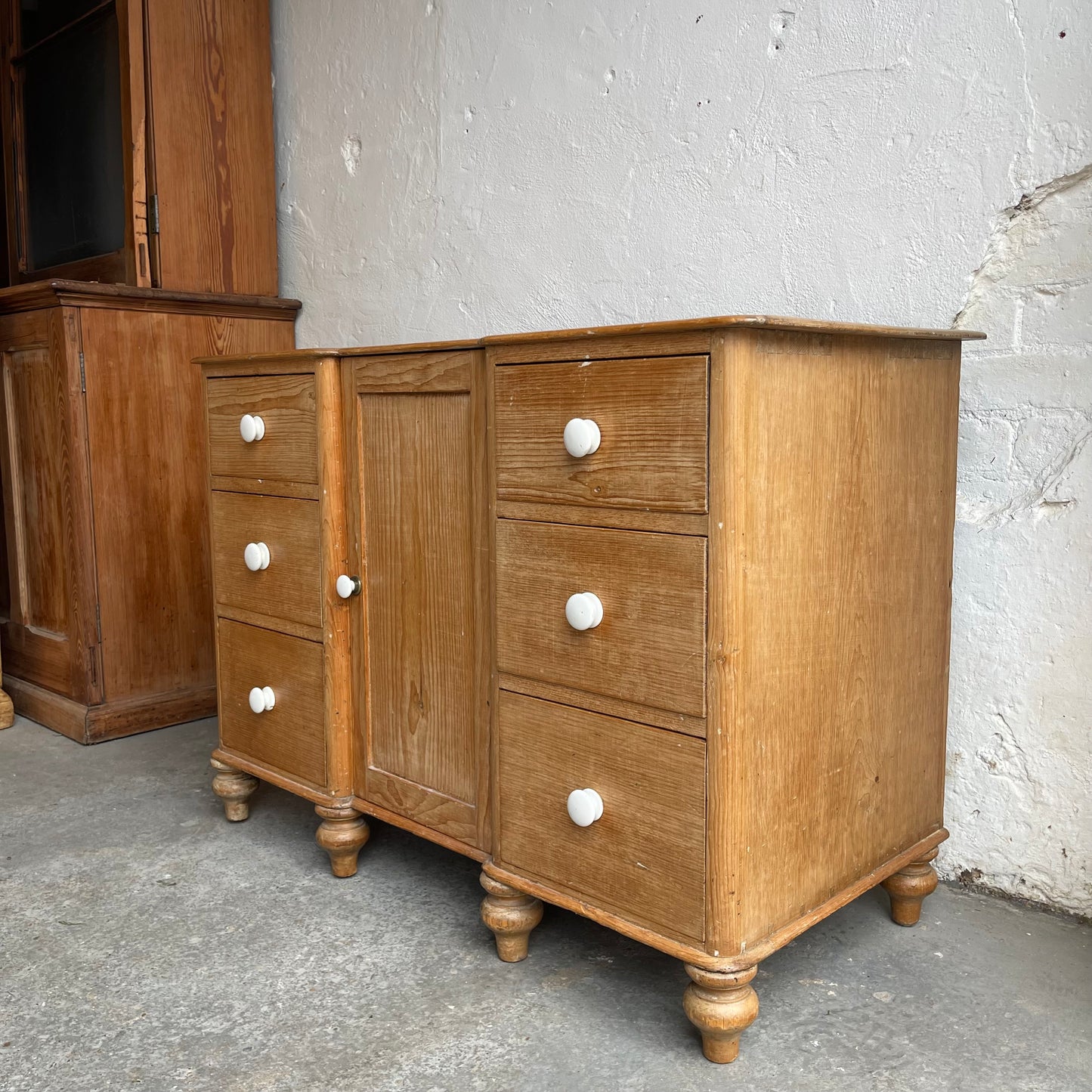 Antique Pine Dresser Base