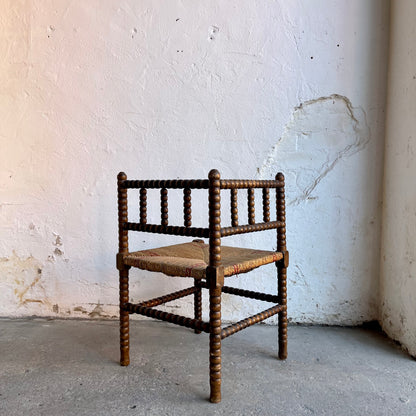 Antique French Bobbin Chair - #2011