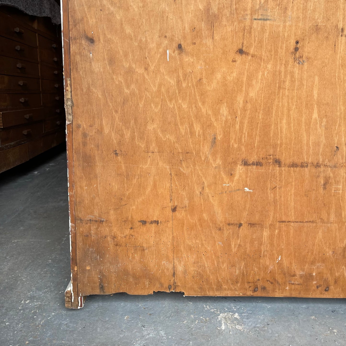 Antique Pine Painted Cupboard - #1977