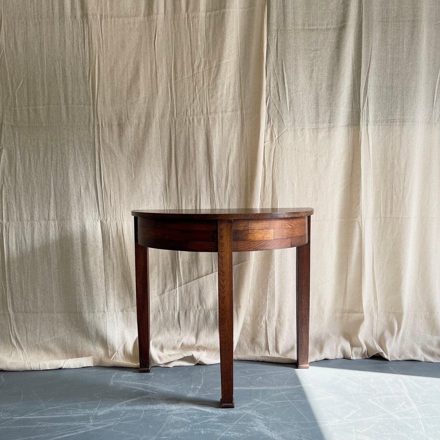 Art Deco Demi Lune Console Table - #2323