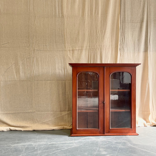 Antique Pine Glazed Cabinet - #2192f