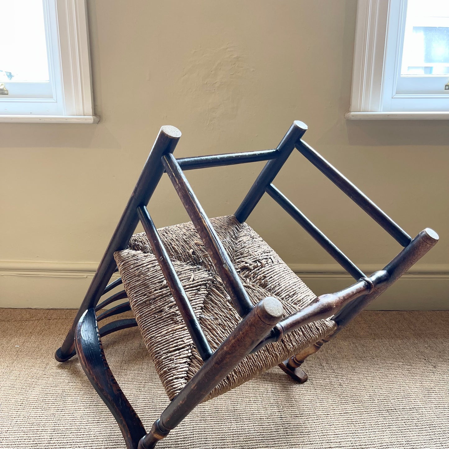 Antique Ladder Back Armchair -#1561