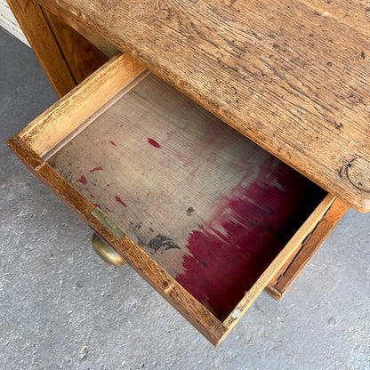Antique Oak Desk - #2023
