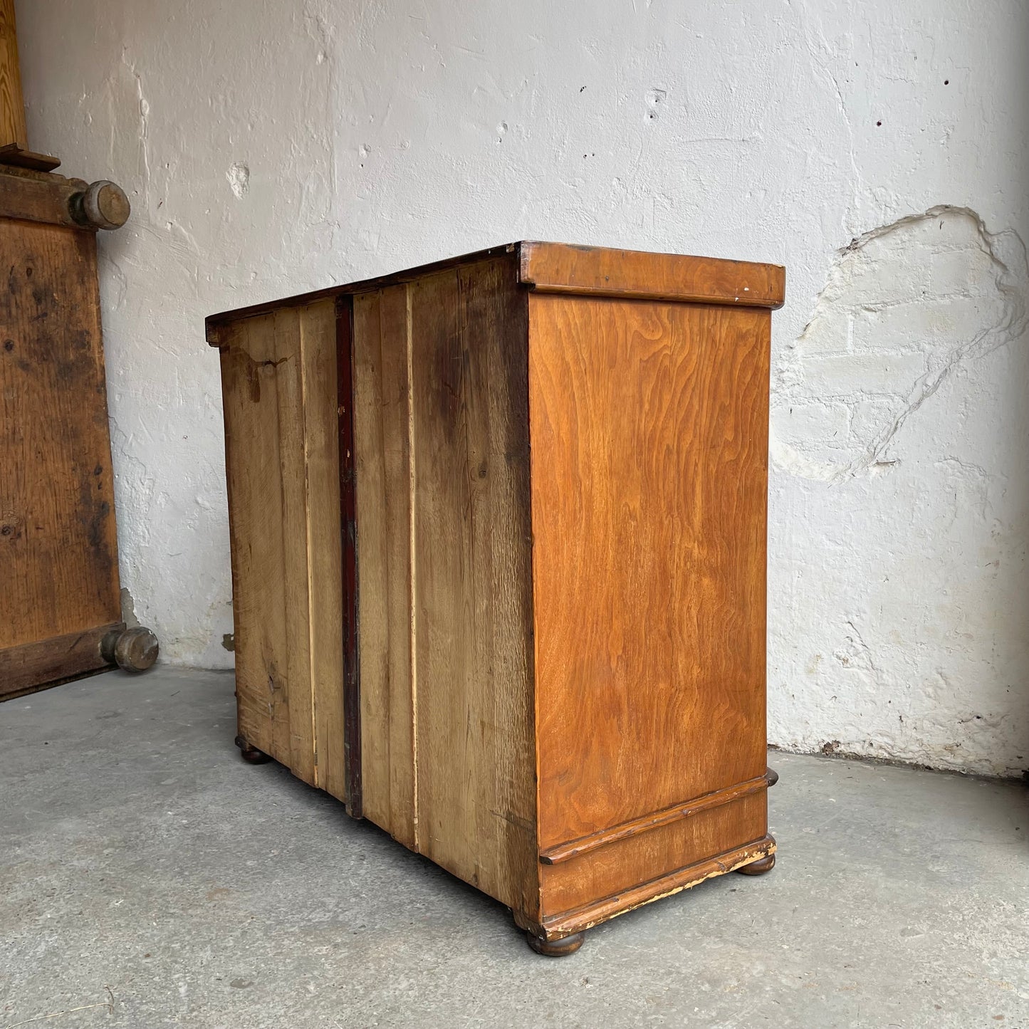 Antique Pine Chest Of Drawers -#1832