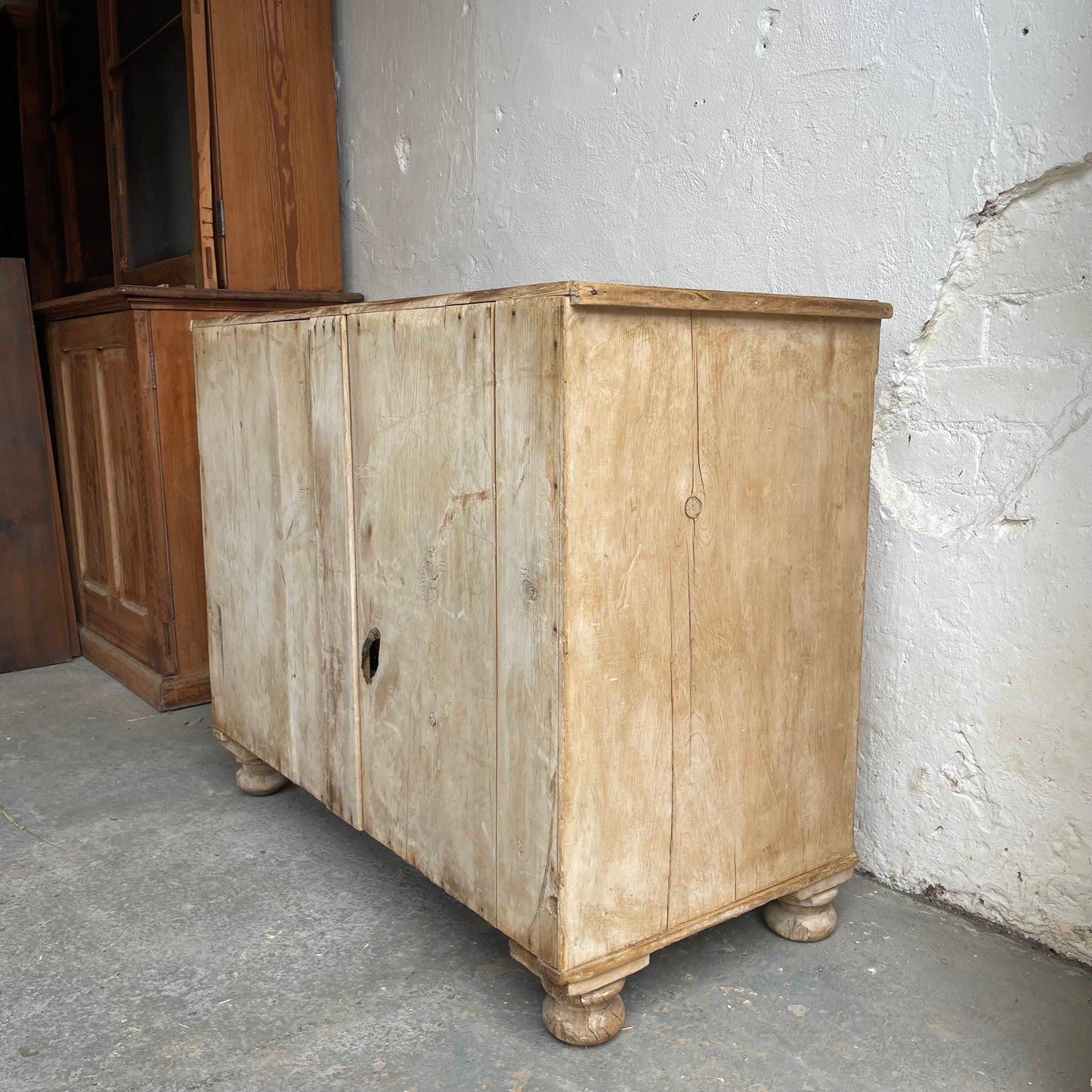 Antique Pine Chest Of Drawers - #