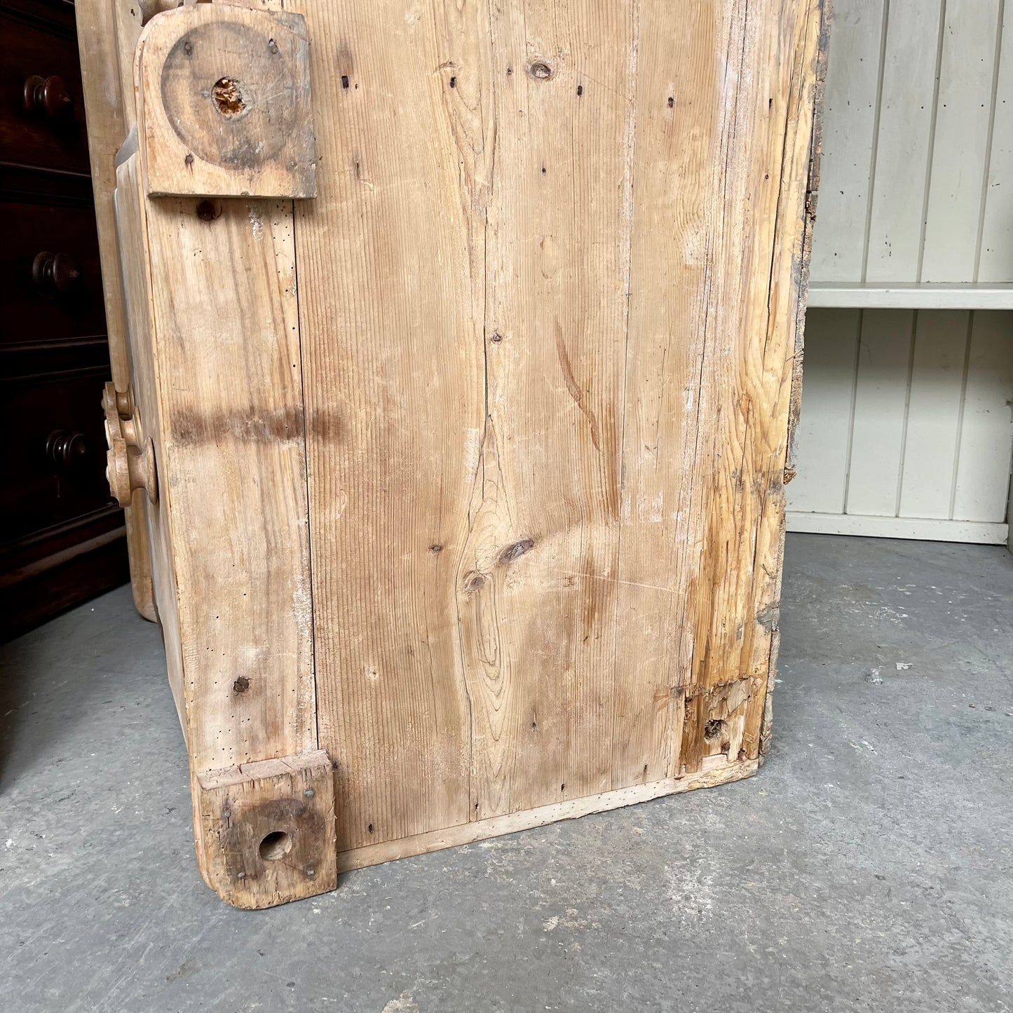 Antique Pine Dresser Base -#1445