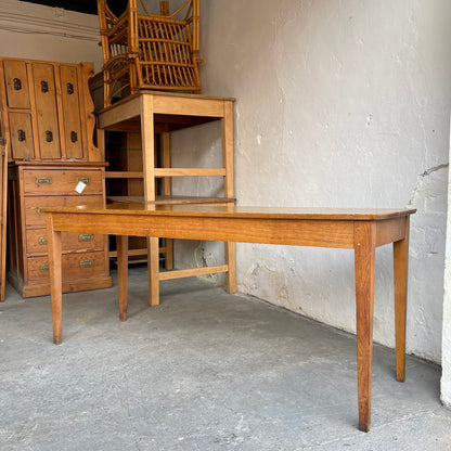 Mid-Century Oak Table - #1348