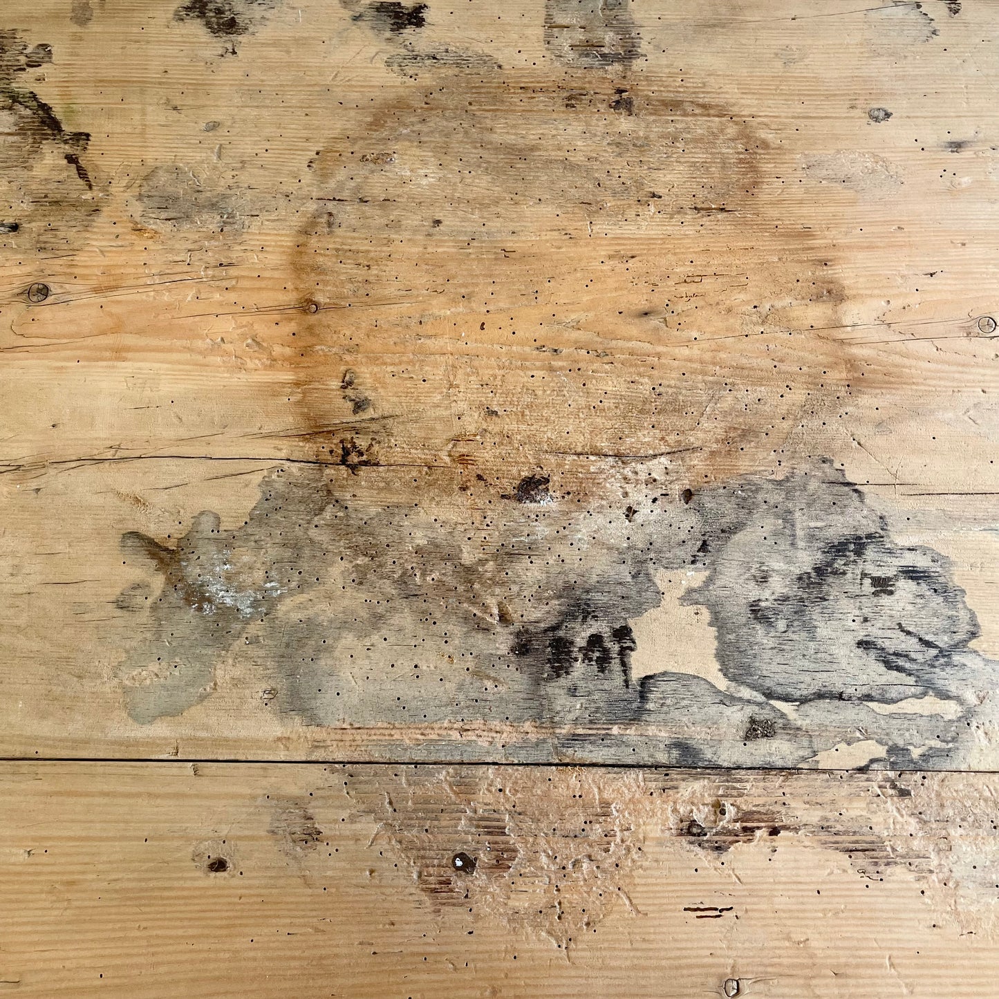 Antique Pine Table - #2191a
