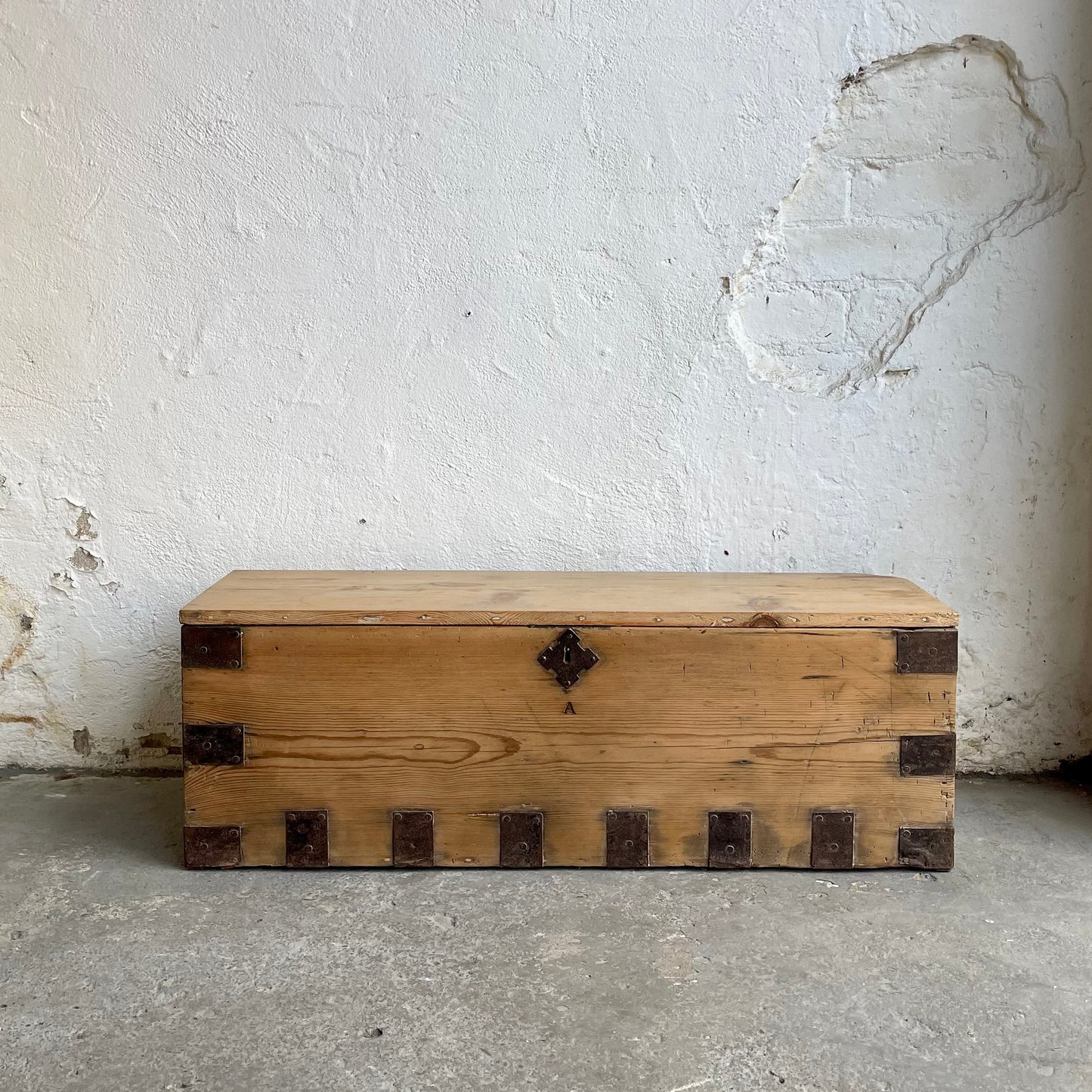Antique Pine Toolbox - #2027