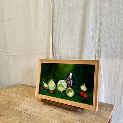 Vintage Still Life Oil Painting - #2176