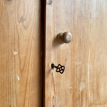 Antique Pine Wardrobe - #1833