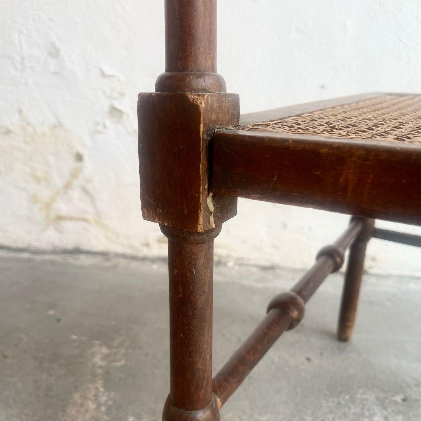 Antique French Bobbin Chair - #1564