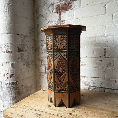 Moroccan Inlaid Marquetry Table - Small #1933