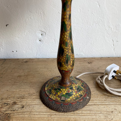 Vintage Painted Lamp Base