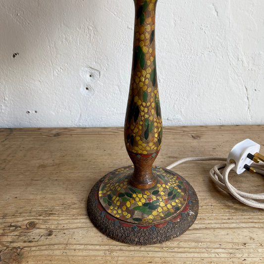 Vintage Painted Lamp Base