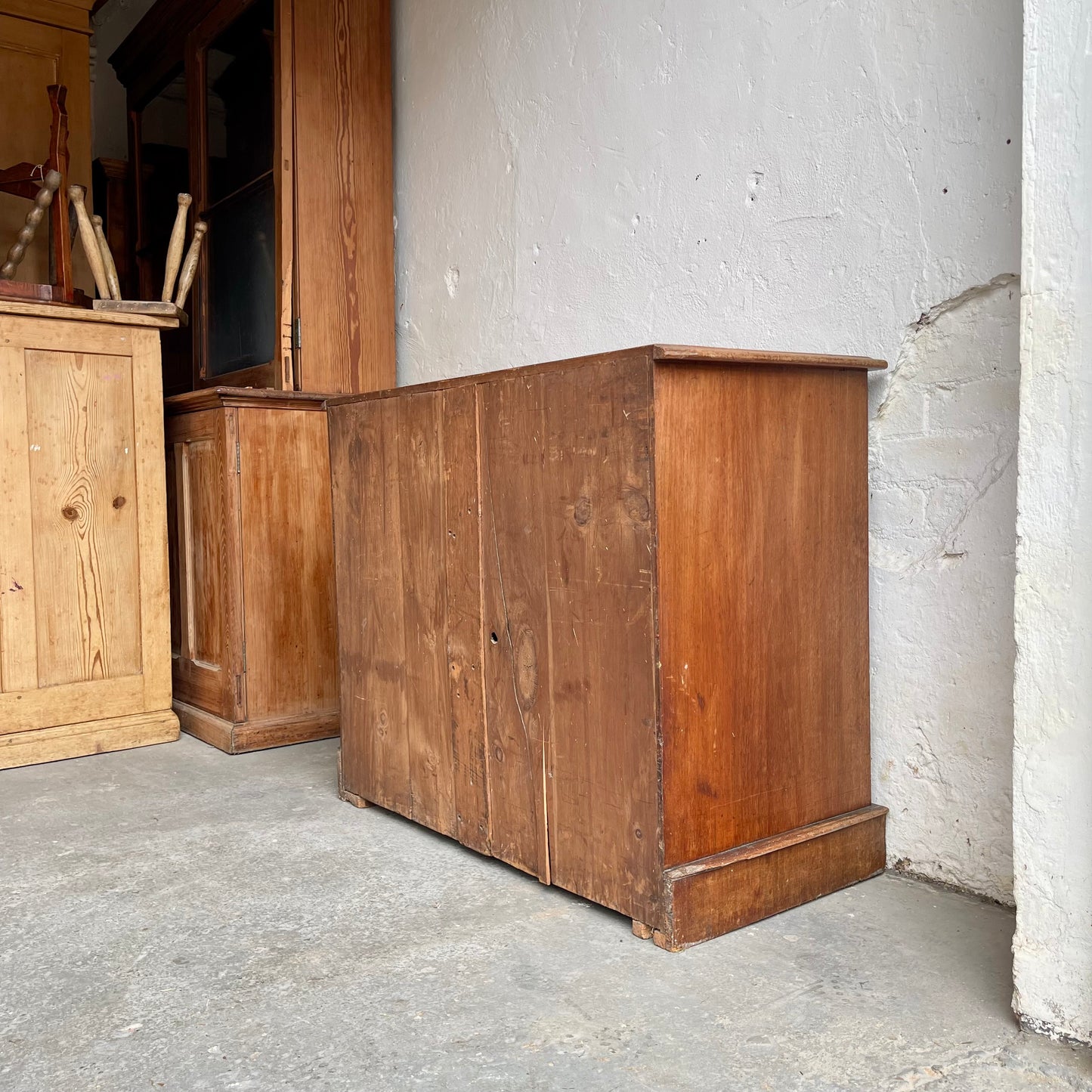 Antique Pine Chest Of Drawers
