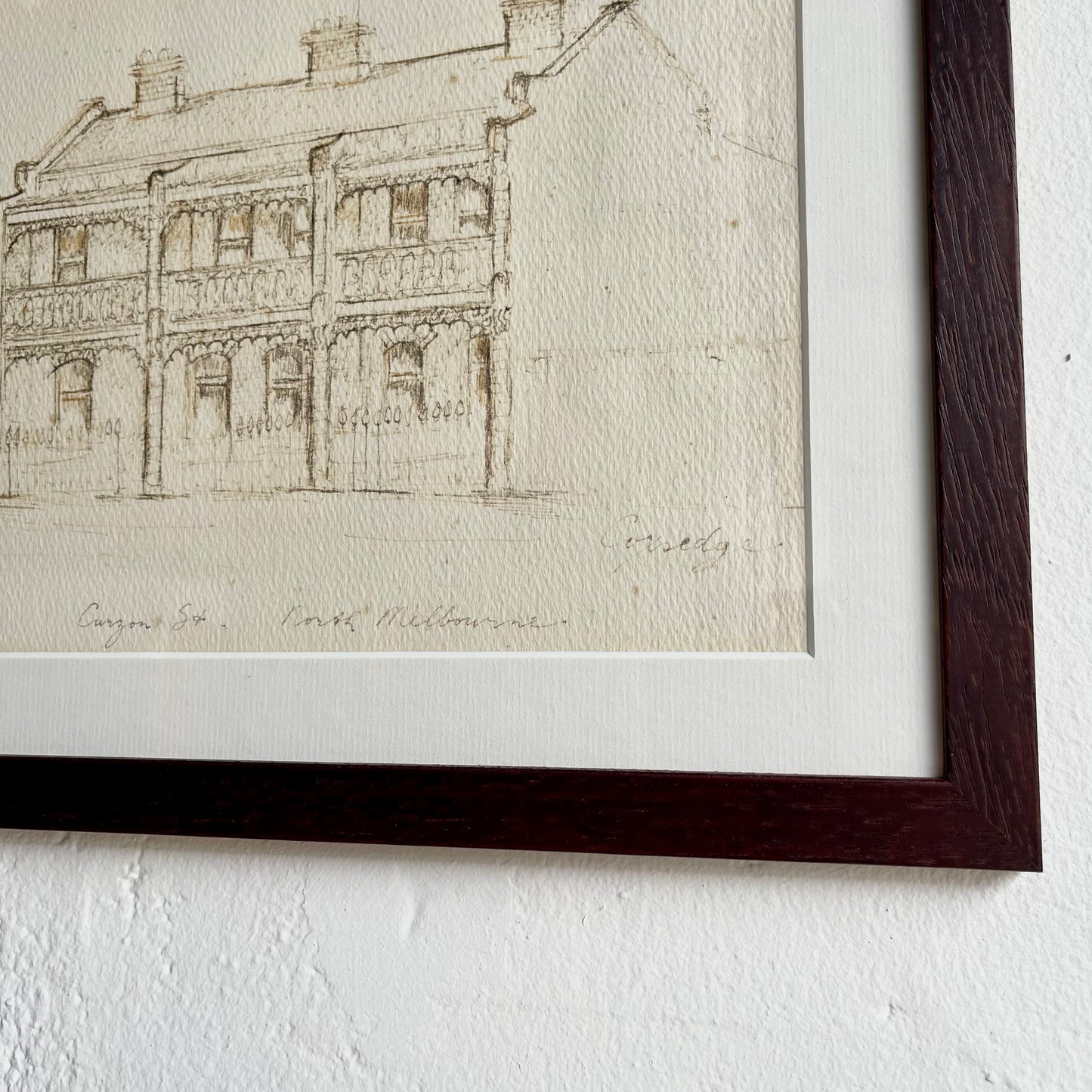 Antique Framed Sketch