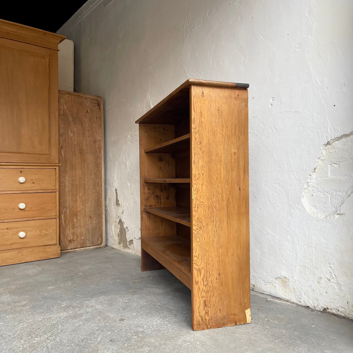 Antique Pine Bookcase - #1794