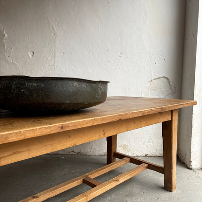 Antique 8ft Irish Pine Dairy Table - #1871