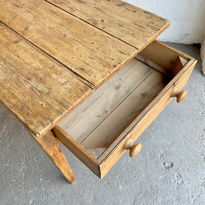 Antique Pine Table -#933