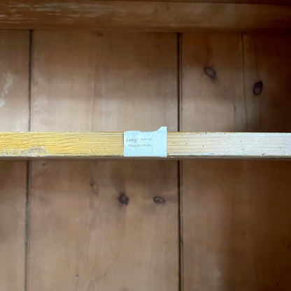 Antique Pine Linen Cupboard - #1892