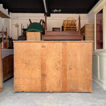 Antique Pine Painted Cupboard - #1977