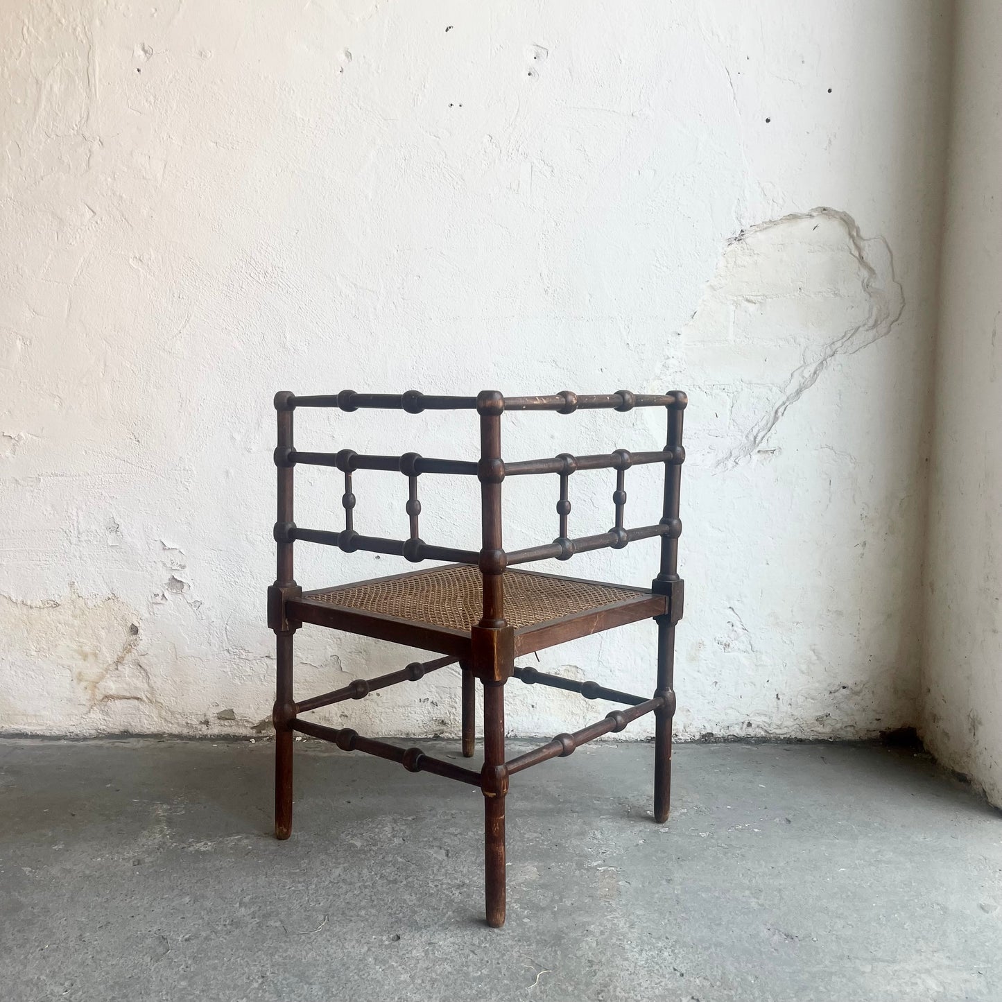Antique French Bobbin Chair - #1564