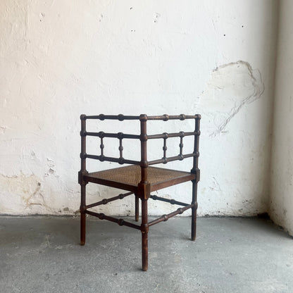 Antique French Bobbin Chair - #1564