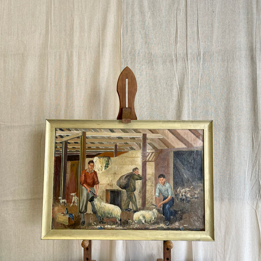 Vintage Framed Oil Painting - #2215