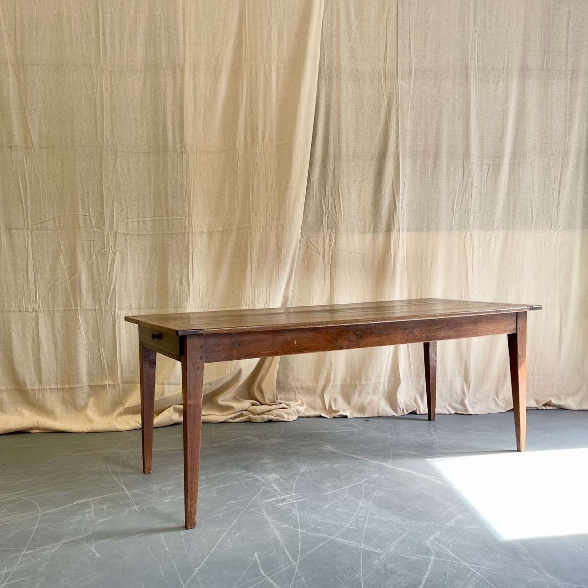 Antique French Chestnut Table - #2331