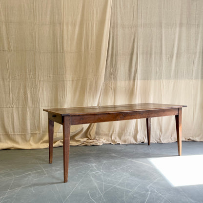 Antique French Chestnut Table - #2331