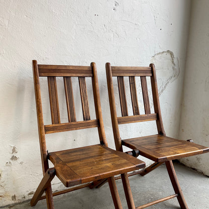 Vintage Folding Chairs - #1978