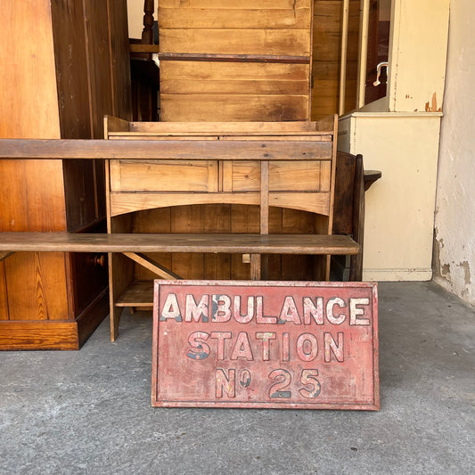 Vintage Wooden Sign - #2122