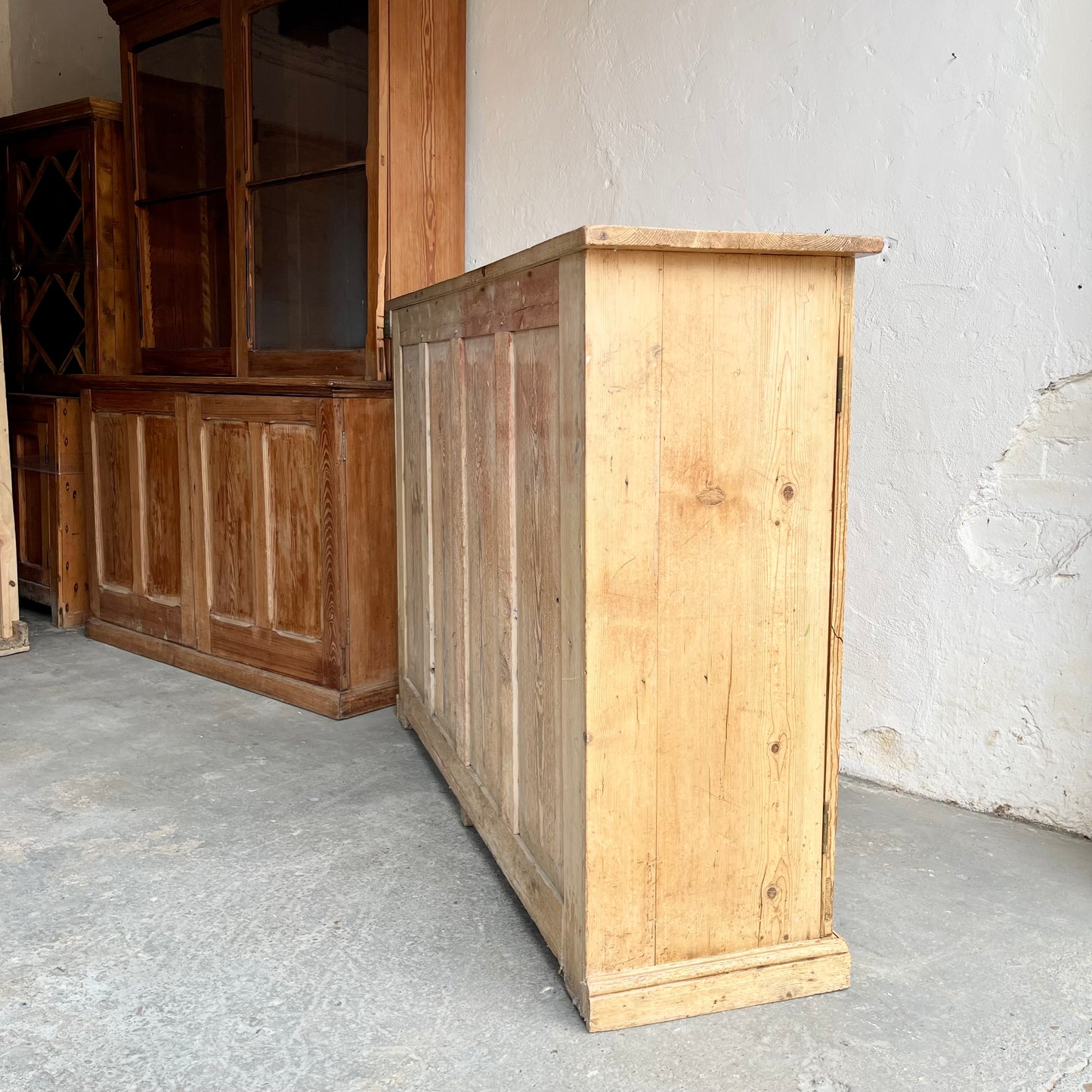 Antique Pine Sideboard - #1679