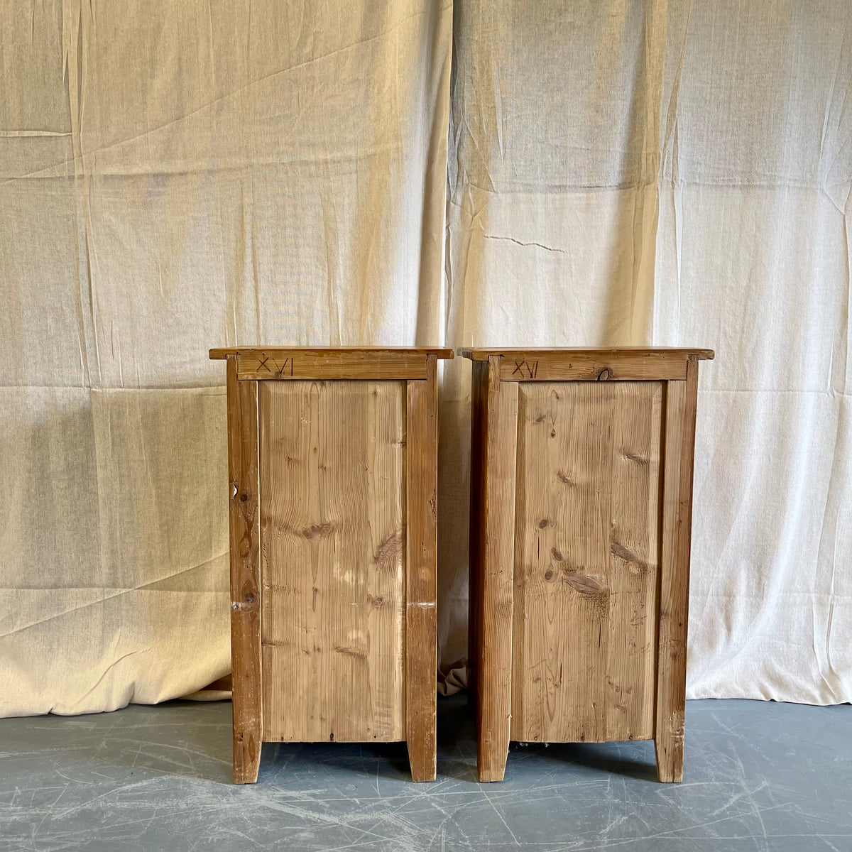 Antique Pine Pot Cupboards - #2333