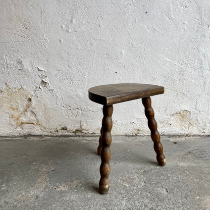 Vintage French Bobbin Stool