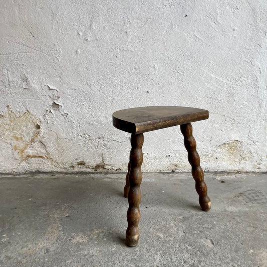 Vintage French Bobbin Stool