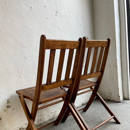 Vintage Folding Chairs - #1978
