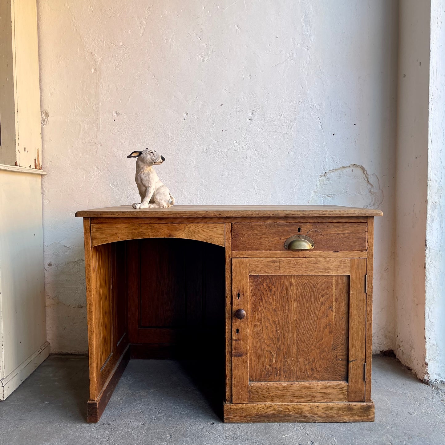 Antique Oak Desk - #2023