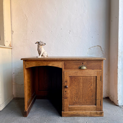 Antique Oak Desk - #2023