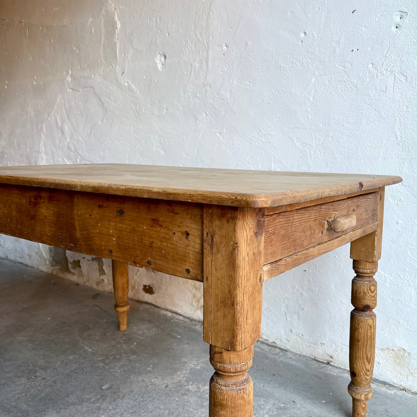 Antique Pine Table - #1873
