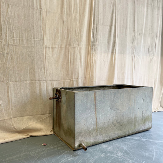 Vintage Galvanised Water Trough - #2318
