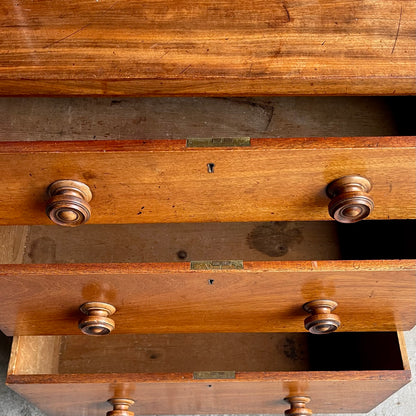 Antique Pine Glazed Cabinet - #1890
